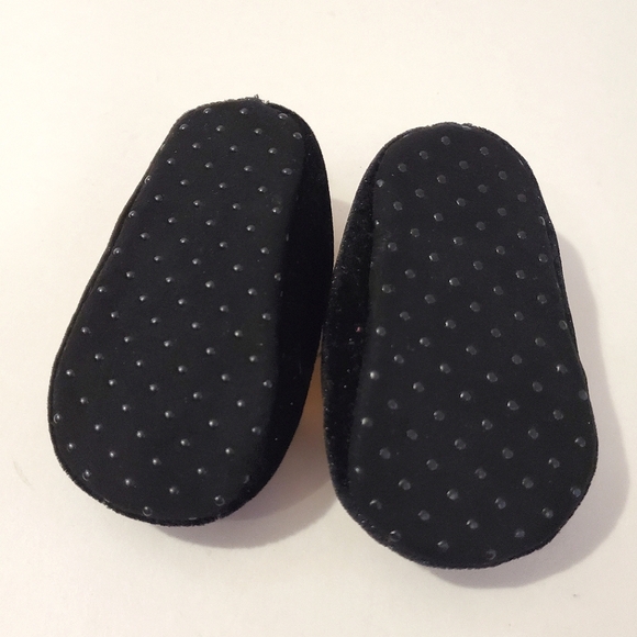 Black Cat 🐈⬛️ Kitten Velvet Mary Jane Shoes - Size 0-3 Months - Picture 5 of 6